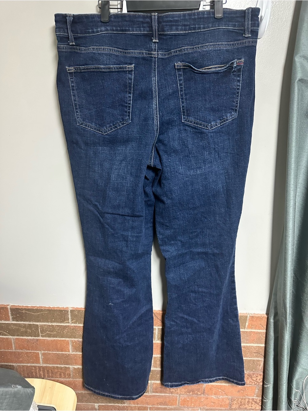 Arizona Jean Company Dark Blue Wide-Leg Jeans